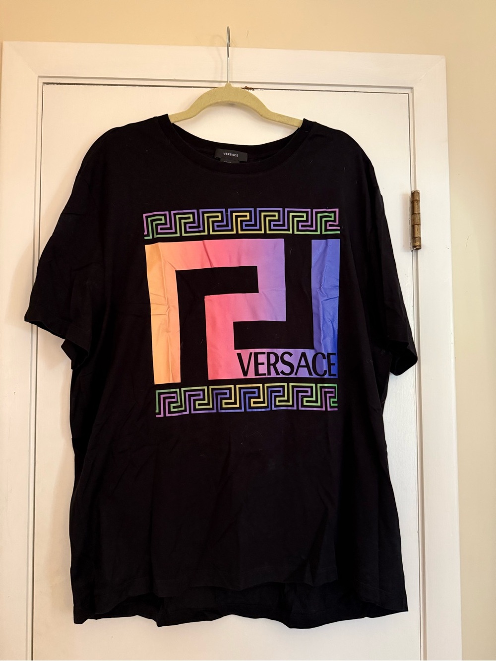 Versace Men’s Black Greca Tshirt
